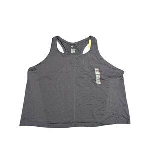 NWT All In Motion Essential Racerback Shirt Tank Top size 4X Black
